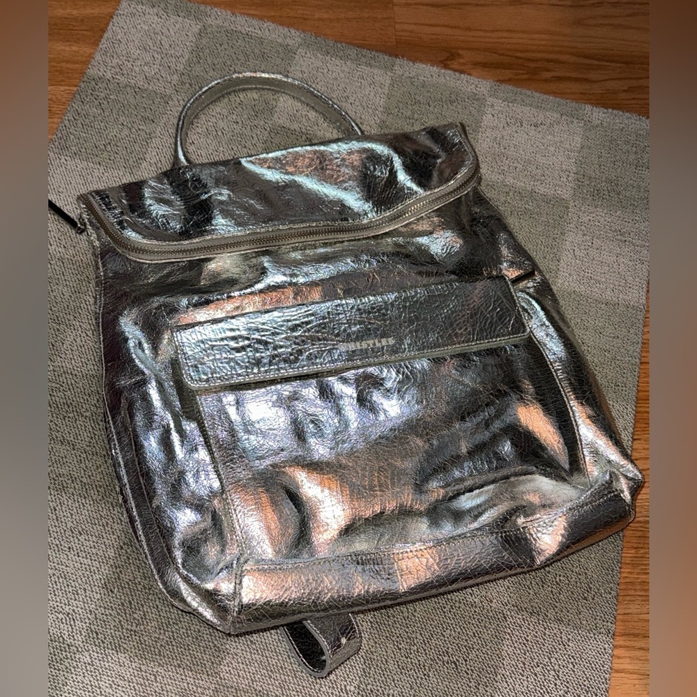 Whistles Silver Backpack